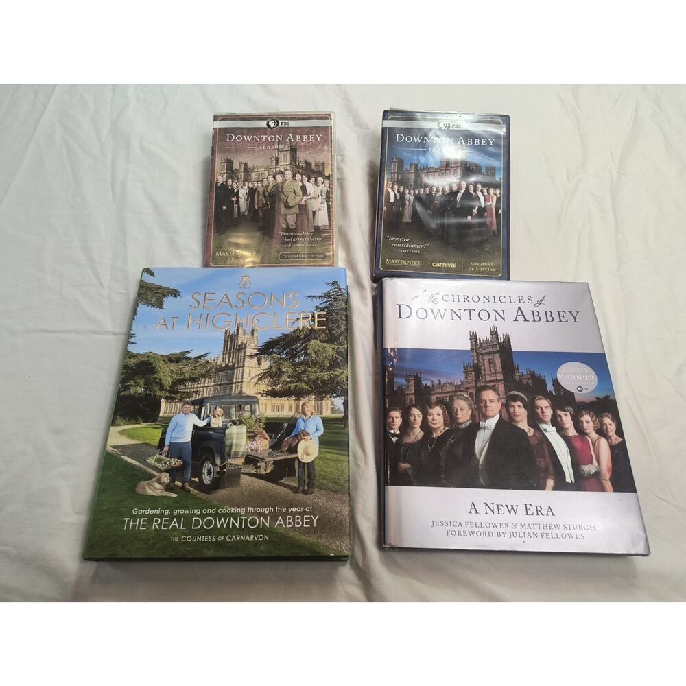 Downton Abbey Collector’s Bundle 2 Books + 2 DVD Sets – Seasons 2 & 3